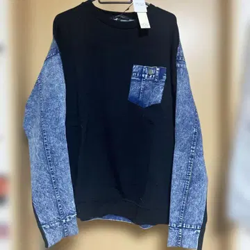 뒷면 케미컬 워시 트레이닝복 2장 L 사이즈