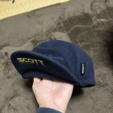 레어 SCOTT 스캇 바이커 일본제 야구 모자 골드윈