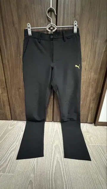 PUMA 블랙 플레어 팬츠 S
