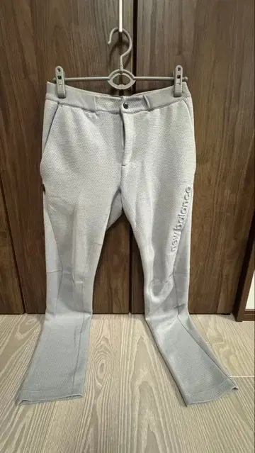 new balance 그레이 플레어 팬츠 슬랙스 골프