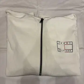 TOMMY HILFIGER 화이트 후드티 L 사이즈