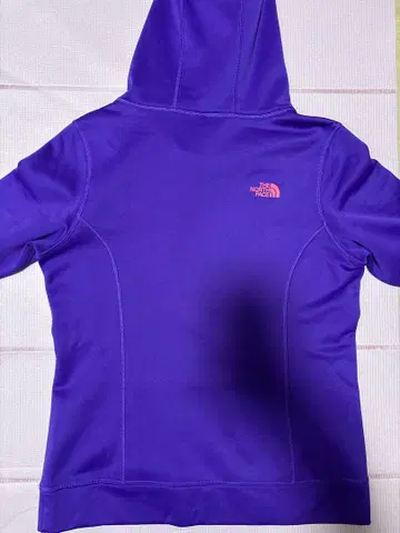 THE NORTH FACE 퍼플 후드 부착 M