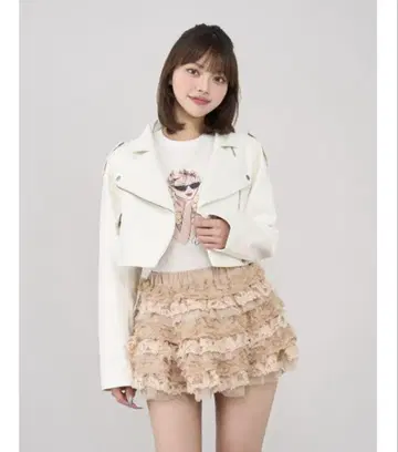 Darich 드롭 숏 라이더 자켓