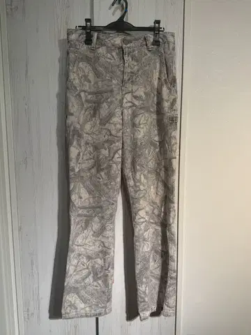 ZARA 리얼트리 카모 데님 페인터 팬츠 L