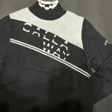 캘러웨이 실크 혼방 하이넥 스웨터 골프 의류