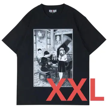 이토 준지 T셔츠 전율의 음악실 하카바노가로