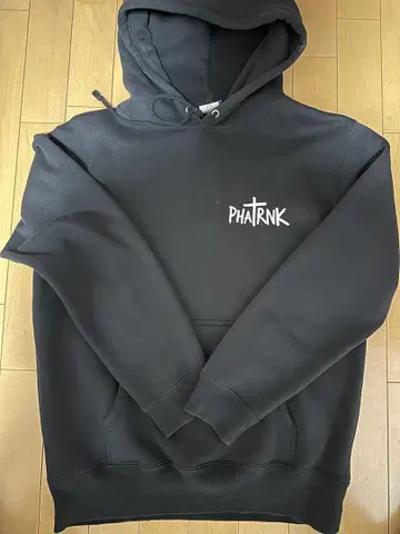 PHATRNK 후드티 후디 M 사이즈 블랙 가슴 로고 백