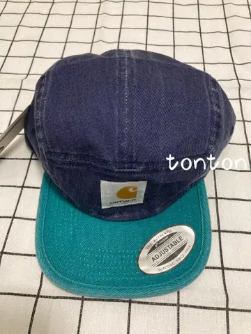 Carhartt 조정 가능 야구 모자 네이비/터콰이즈