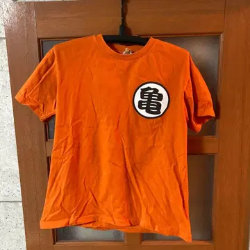 DRAGONBALL 오렌지 T셔츠 M 거북이 마크