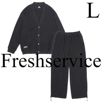 L 프레쉬 서비스 UTILITY PILE CARDIGAN SET-UP