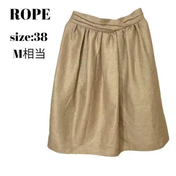 로페 ROPE 스커트 무릎 기장 멋스러운 귀여운 고급 M 38