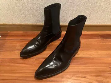 질 샌더 블랙 사이드 고어 부츠 수납 봉투 포함 사이즈 40