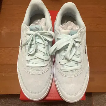 PUMA 스웨이드 스니커즈 색스 블루 24.5cm