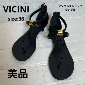 새상품급 Deuxieme Classe VICINI 36 스트랩 샌들