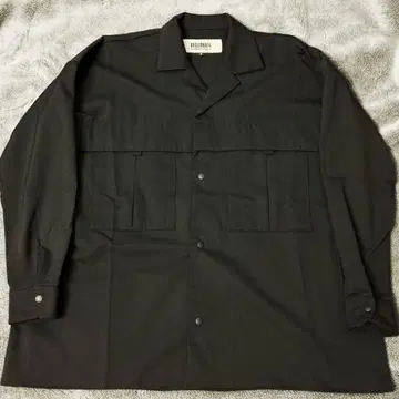 BASISBROEK 울 셔츠 자켓 블랙
