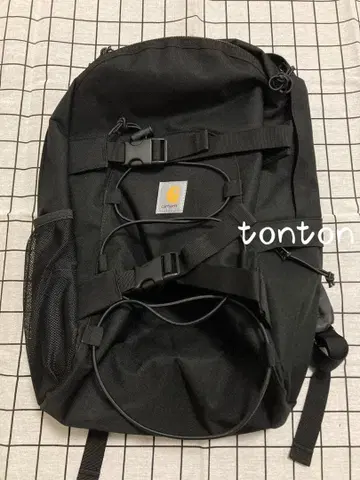 Carhartt 블랙 백팩