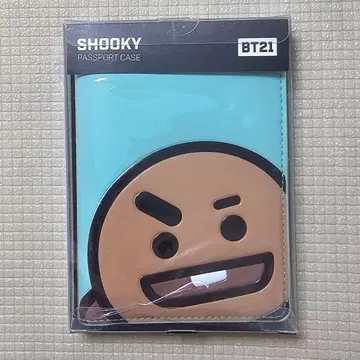 BTS BT21 에나멜 여권 케이스 SHOOKY 슈키 새상품급