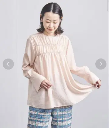 유나이티드 애로우즈 셔링 블라우스