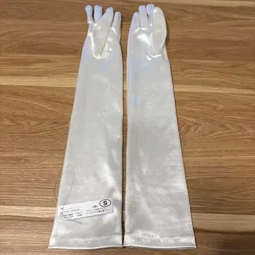 아이보리 새틴 웨딩 그로브 S