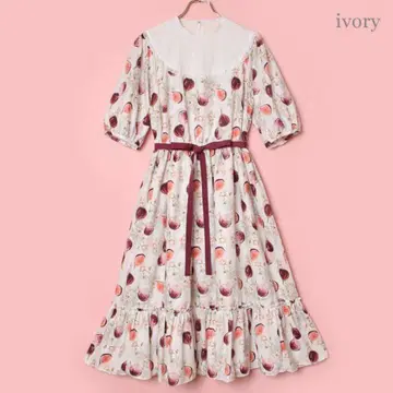 새상품 Melody Basket 꽃 피는 무화과 원피스 멜로버스 멜로디