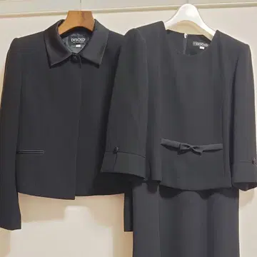 블랙 포멀 상복 9호 무릎 기장 스커트 머메이드 스커트 관혼상제