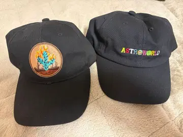 Travis Scott 초기 cap 2개 세트
