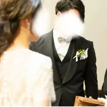 결혼식 턱시도 3세트 잡화 나비 넥타이 포켓 치프 커프스 단추