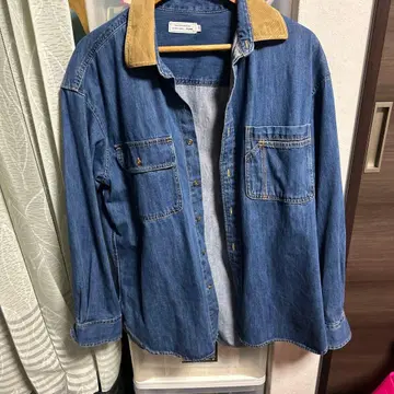NIKO AND - JEANS 데님 셔츠 코듀로이 옷깃