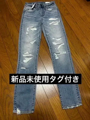 아메리칸 이글 슈퍼 스트레치 스키니 데님 00 8990엔+세금