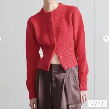 H 울 모헤어 숏 가디건 H BEAUTY&YOUTH