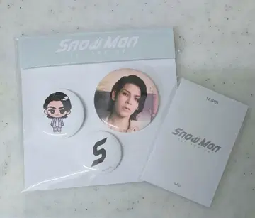 SnowManPopUp 타이베이 라울 캔뱃지 세트 & 포토 카드 팩 C