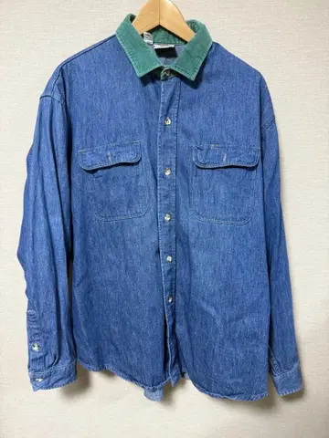 80s Prentiss 데님 셔츠 XL 새상품급