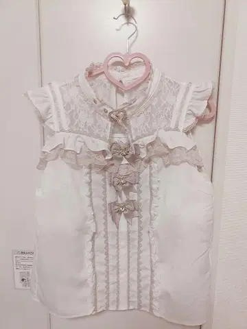 Liz Lisa 화이트 반팔 셔츠