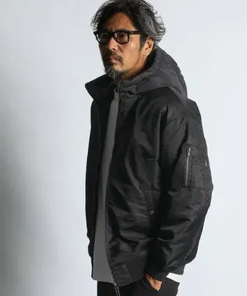 The DUFFER of ST.GEORGE 충전솜 후디드 MA-1
