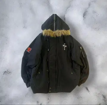 90s DOG TOWN military fur jacket N2-B