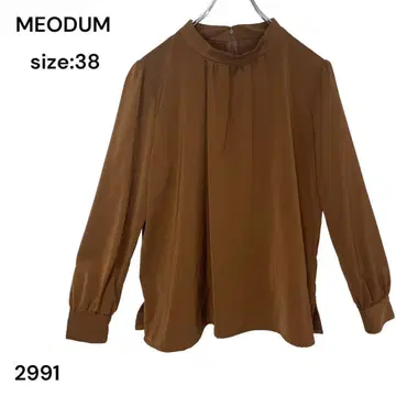메듀움 MEODUM 셔츠 블라우스 상의 긴팔 38