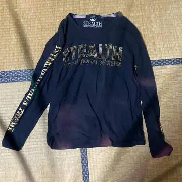 STEALTH 긴팔 티셔츠 블랙