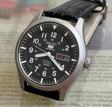 [ 작동 양호 ] 세이코 5 스포츠 블랙 다이얼 7S36