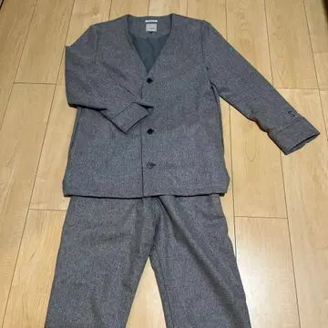 sousou 슈퍼 100% 플란넬 자켓 & 이지 테이퍼드 팬츠