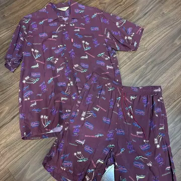 AVIREX (아비렉스) 알로하 셋업 와인 레드