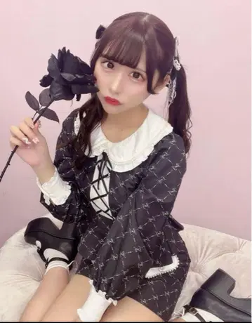 Ank Rouge Re Twinkle 모노그램 원피스