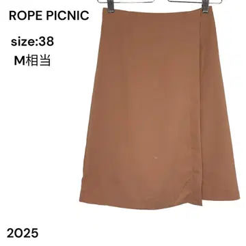 로페피크닉 ROPE' PICNIC 스커트 무릎 기장 38 허리밴딩