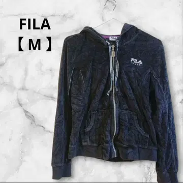 FILA [ M ] 휠라 스포츠 블랙 집업 후드티