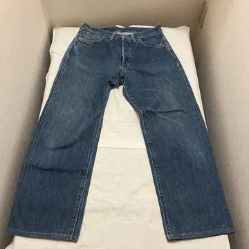 EDWIN 505SX W32 데님 청바지 버튼 플라이 빨간색 셀비지