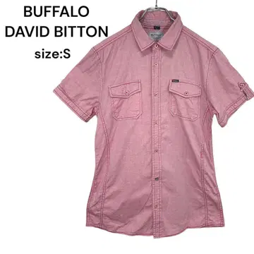 BUFFALO DAVID BITTON 셔츠 상의 반팔 S 코튼