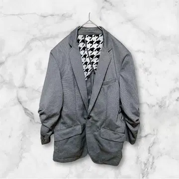 383 시맨틱 디자인 남성용 자켓 그레이 L 7부 소매
