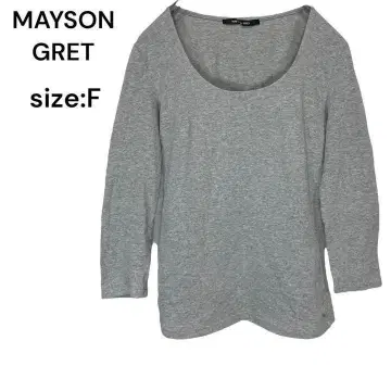 MAYSON GREY 메이슨 그레이 셔츠 상의 그레이 F