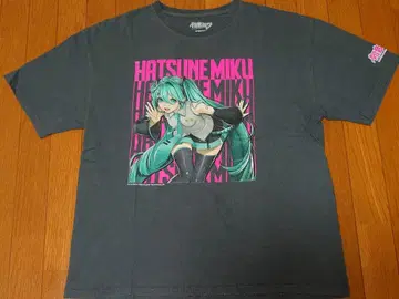해외 공식 하츠네 미쿠 T셔츠 XL 애니메이션