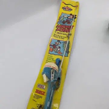 빈티지 미키 낚싯대 세트 ZEBCO 미사용품