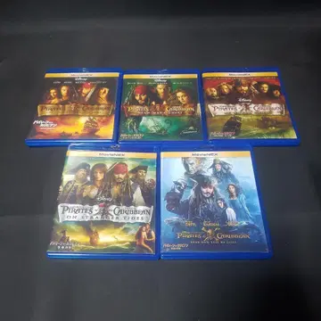셀판 파이리츠 오브 카리비안 시리즈 DVD 전 5작품 세트